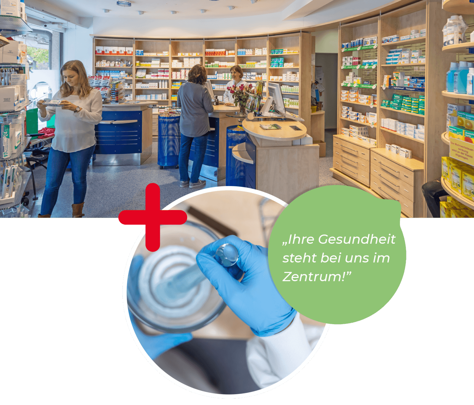 Kandel-Apotheke im Zentrum von Gundelfingen - T 0761 580210
