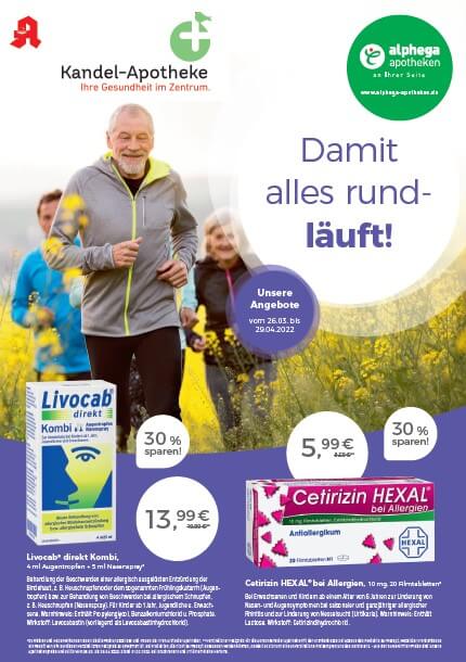 Angebotsflyer 04/22 der Kandel-Apotheke