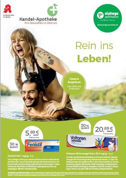 Angebotsflyer 05/22 der Kandel-Apotheke