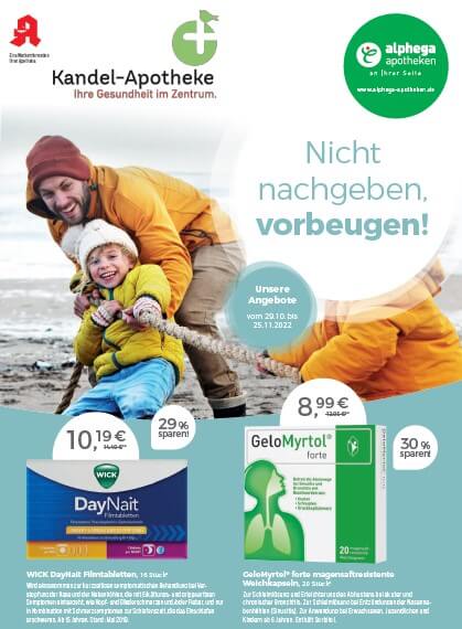 Angebotsflyer 11/22 der Kandel-Apotheke